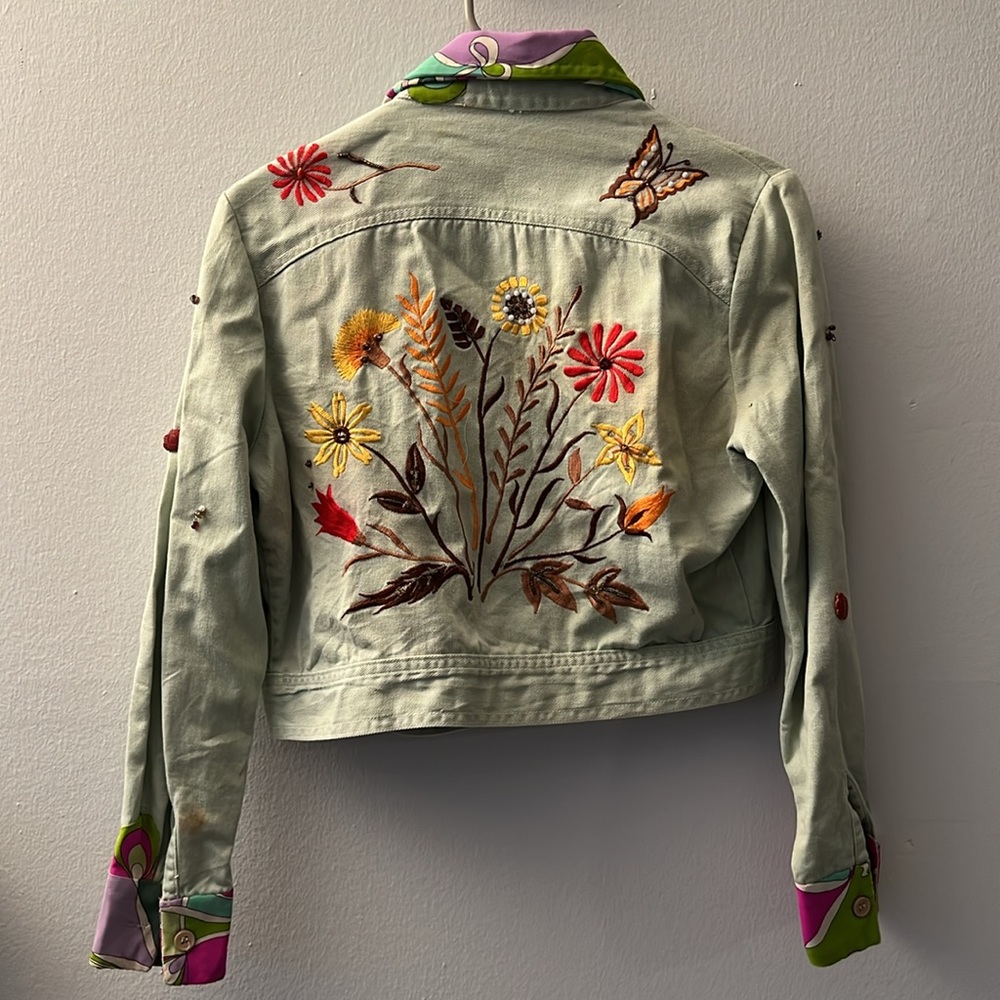 Custom Embroidered Jacket With Lining - image 5